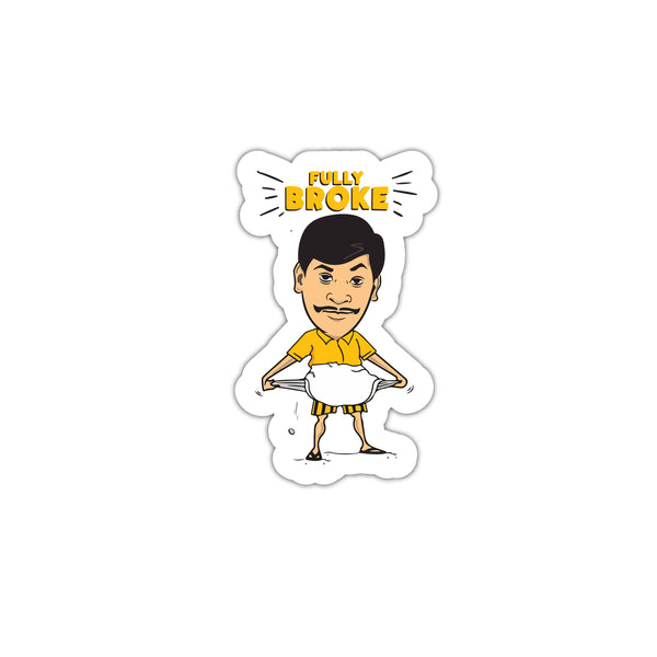 Actor Vadivelu Theme Laptop Trackpad Stickers