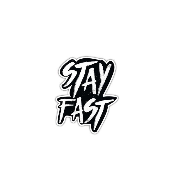 Stay Fast Quotes Printed Laptop Trackpad Mobile Phone Sticker