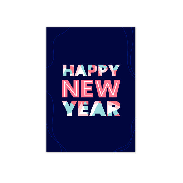 Happy New Year 2023 Printed Poster Home Bedroom Shops L x H 12 Inch x 18 Inch