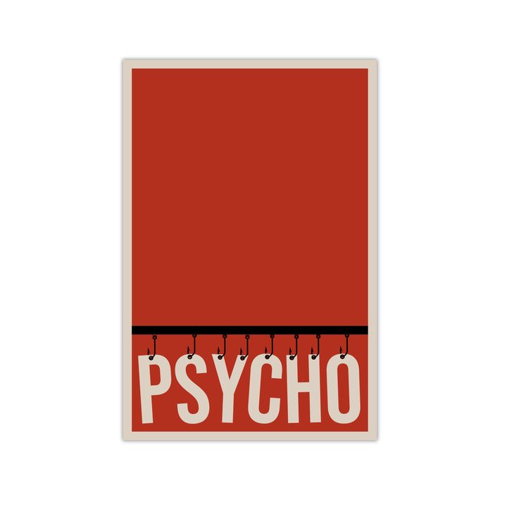 psycho theme poster for wall 