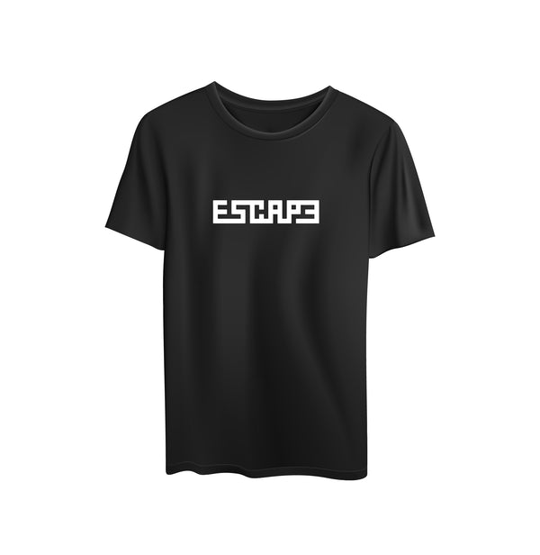 Escape Quotes Men's Round Neck Half Sleeve Regular Fit Printed Cotton T Shirt