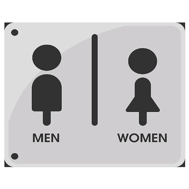 men women sign board