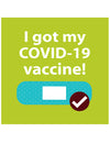 woopme: I Got My Covid-19 Vaccine Corona Poster For Public, office, Shops, Hospital, Malls