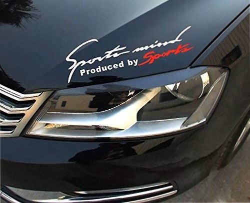 Racing Auto Hood Die Cut Water Resistance Bumper Sides Windows Car Sticker